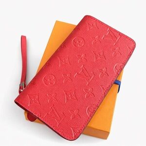 Louis Vuitton Scarlet Embossed Clutch